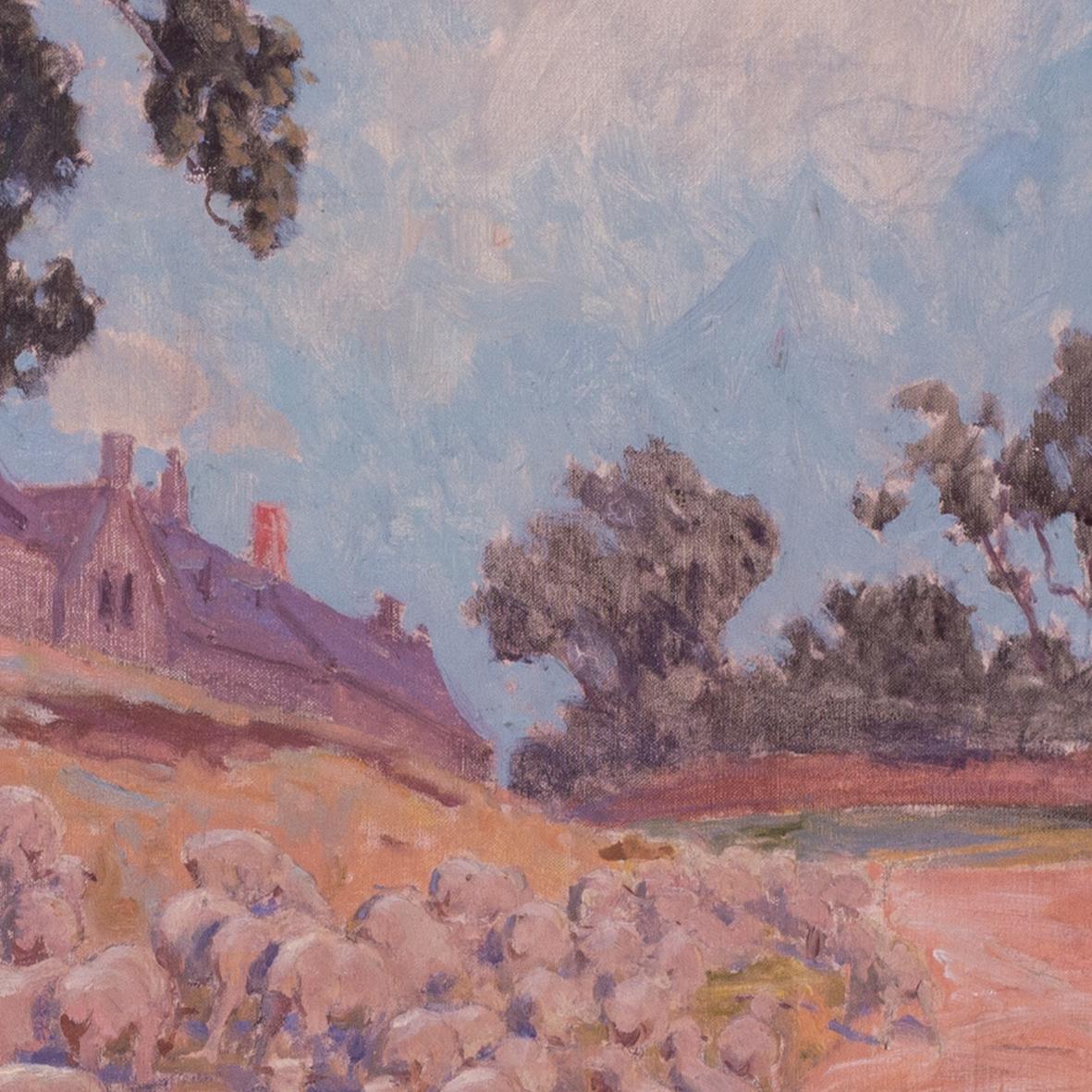Amerikanischer Künstler William Samuel Horton Ölgemälde 'The End of the Day' im Angebot 4