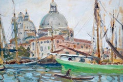 Basilica di Santa Maria della Salute - Grand Canal, Venice - Oil by W S Horton