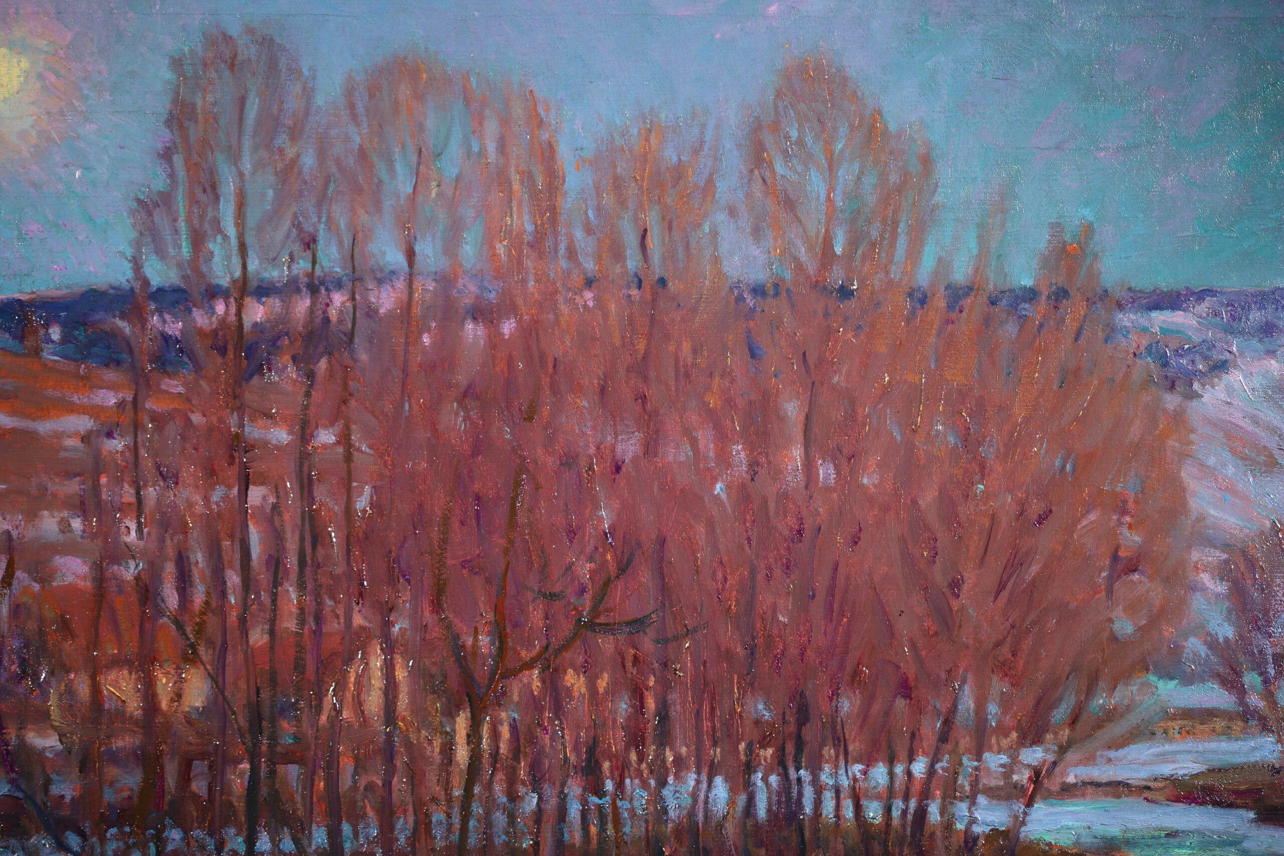 Lumier et neige fondante - Impressionist Landscape Oil by William Samuel Horton For Sale 7
