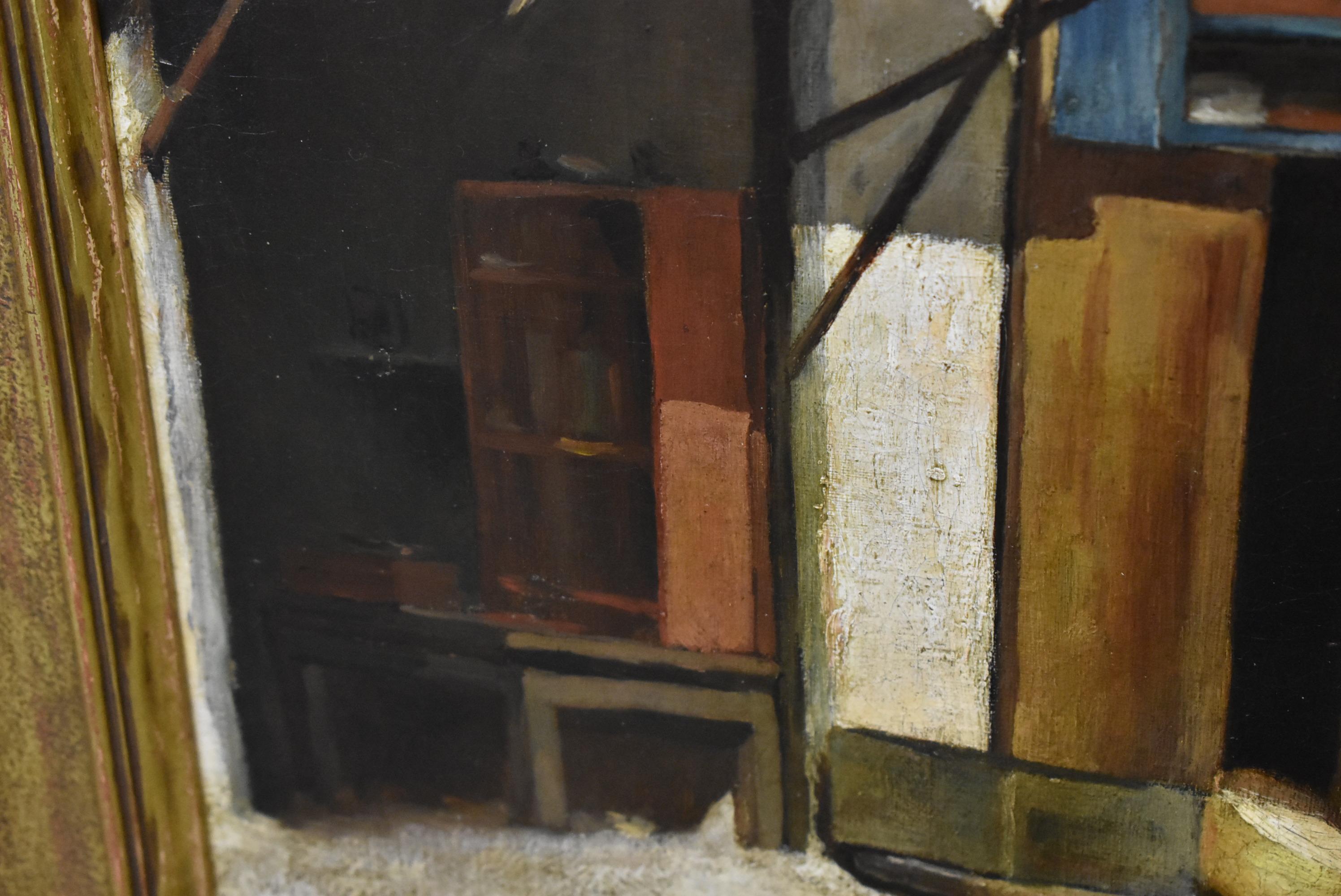 William Sartain Arab Shops No. 9, Ölgemälde auf Leinwand (Farbe) im Angebot