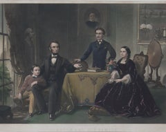 Antique Lincoln and His Family, Philadalphia 1866