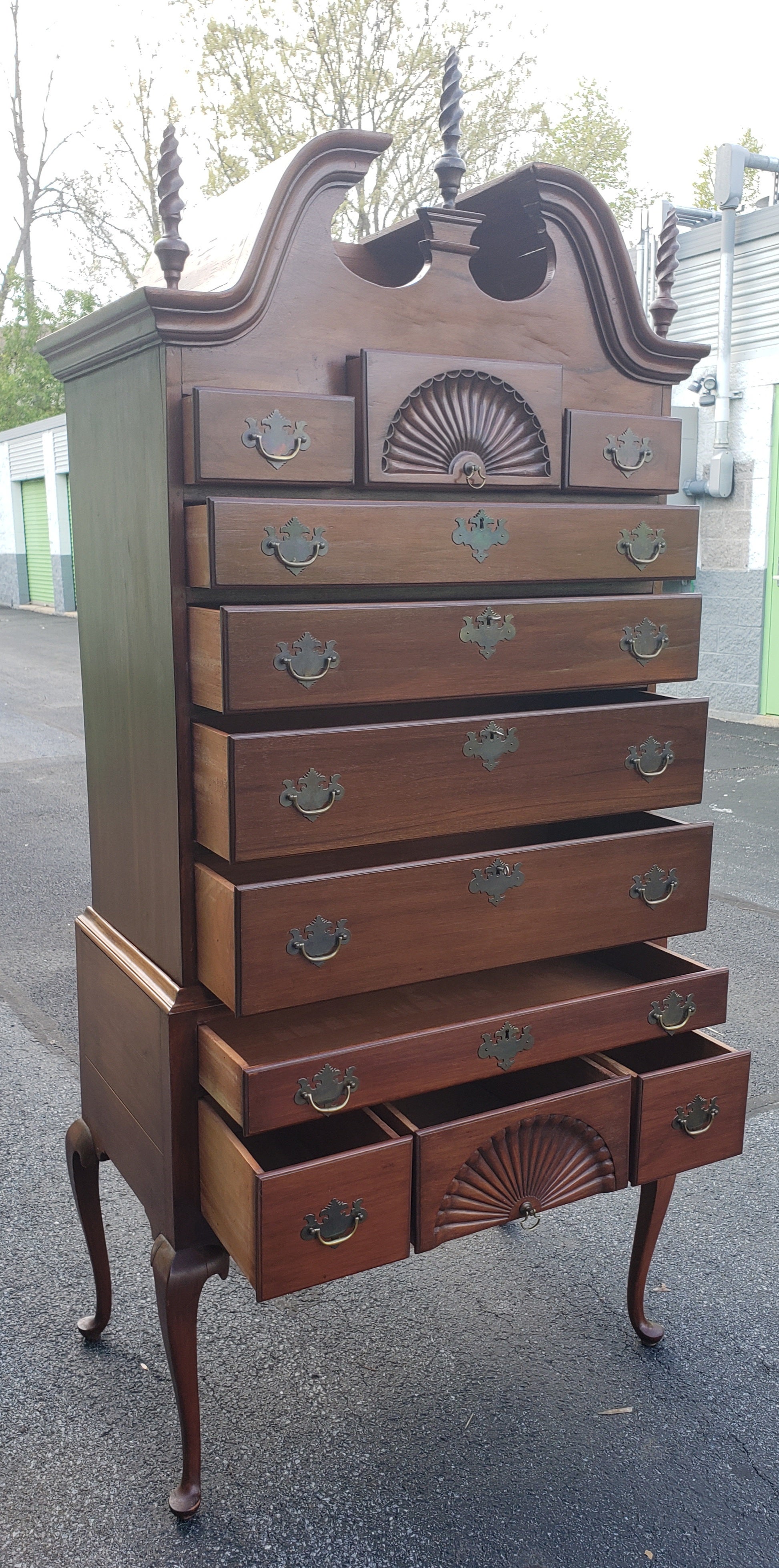 bonnet chest of drawers