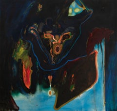 Vintage "Untitled" William Scharf, Abstract Expressionist, New York School