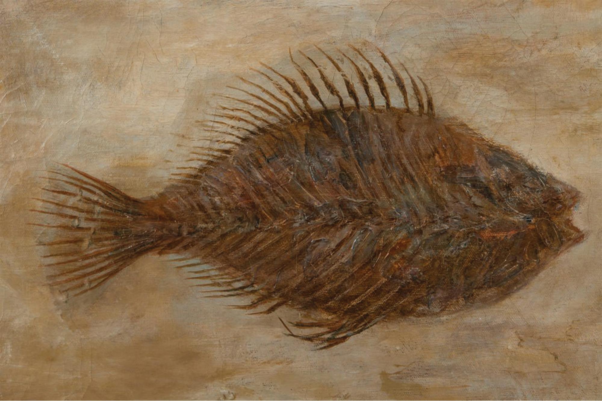 The Fisherman, Künstler der Cleveland School aus dem 20. (Amerikanische Moderne), Painting, von William Schock