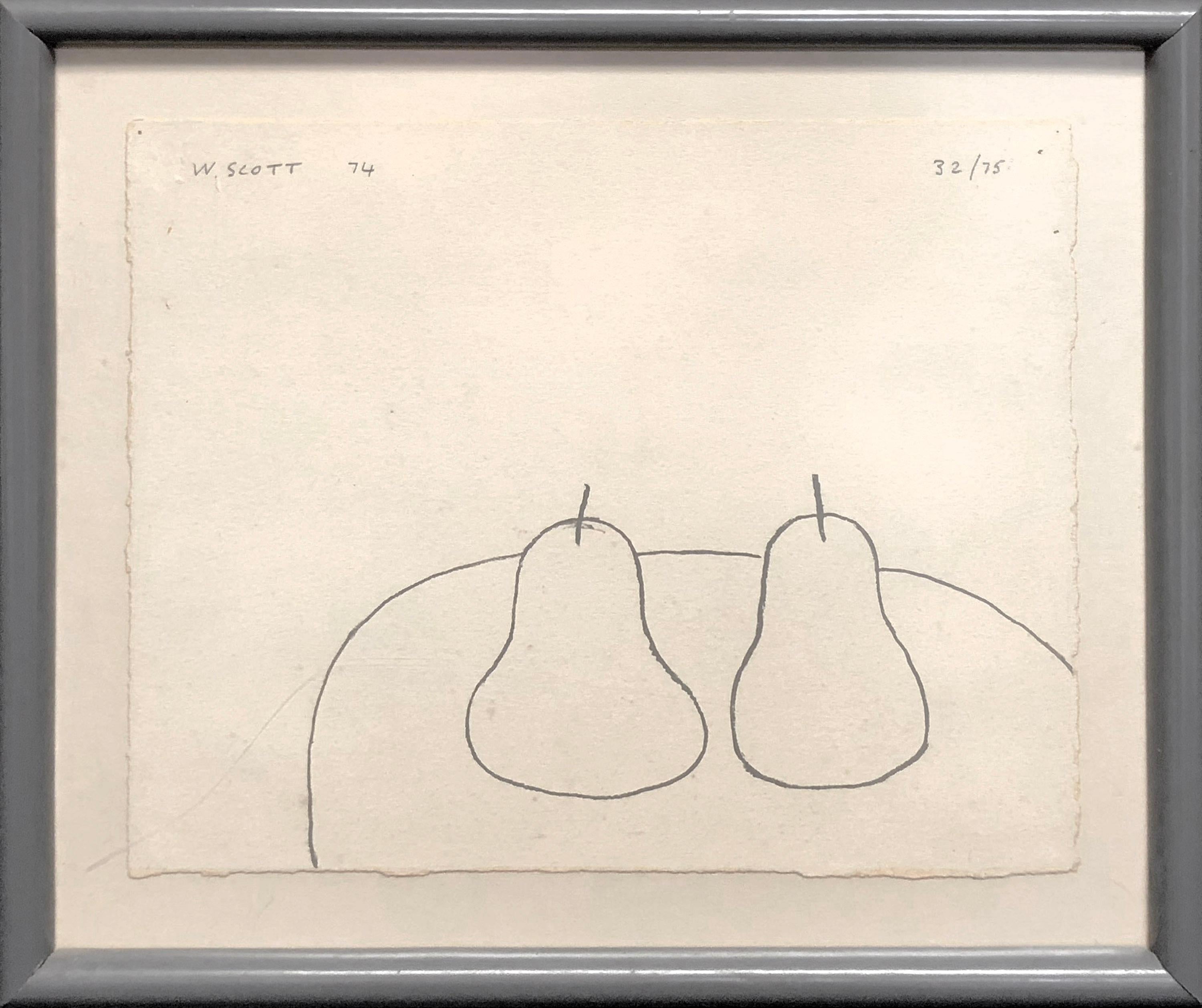 Linear Pears - Print by William Scott