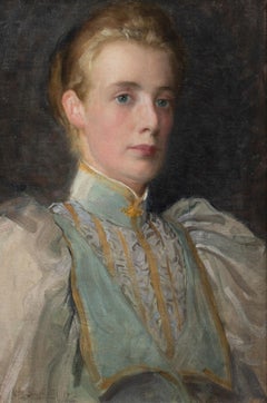 Antique Portrait Of A Lady, 19th Century