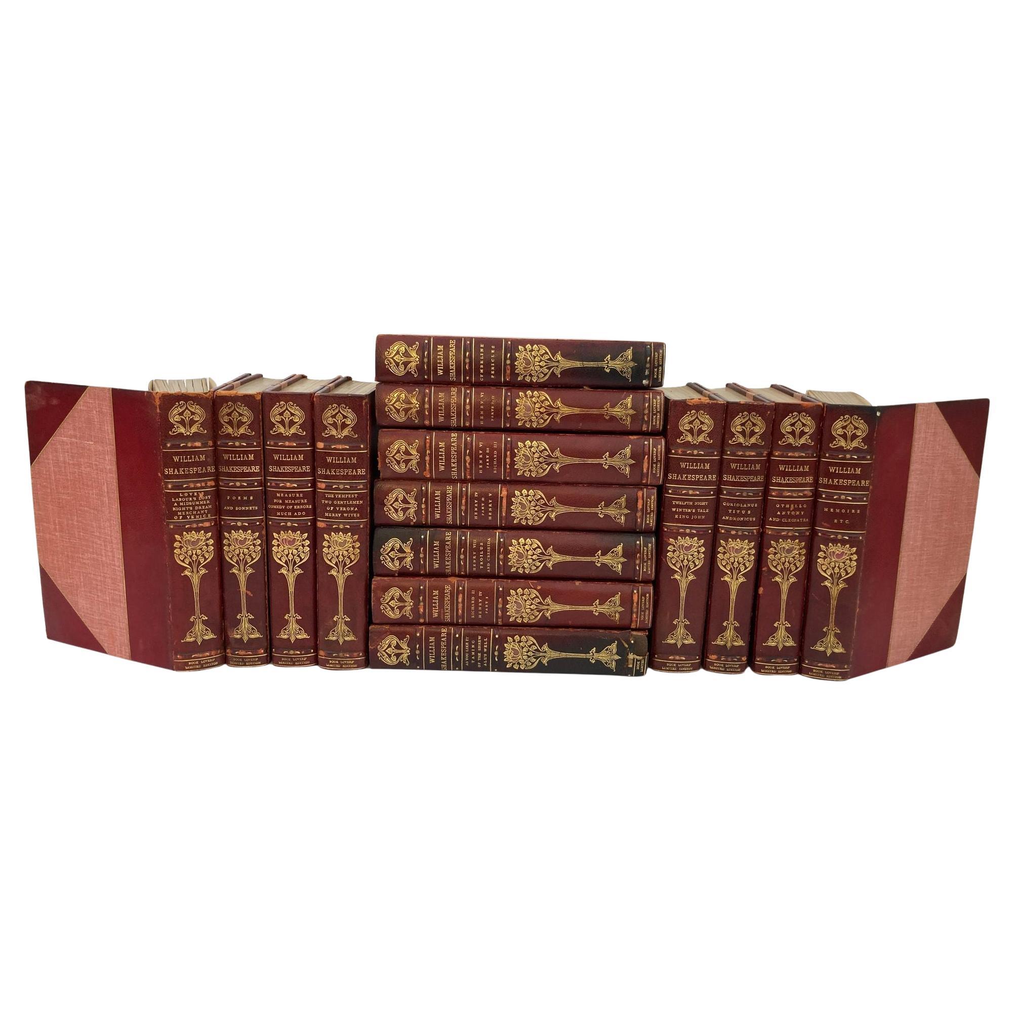 William Shakespeare 15 Bände Limitierte Auflage Nummer 77 Limitierte Auflage