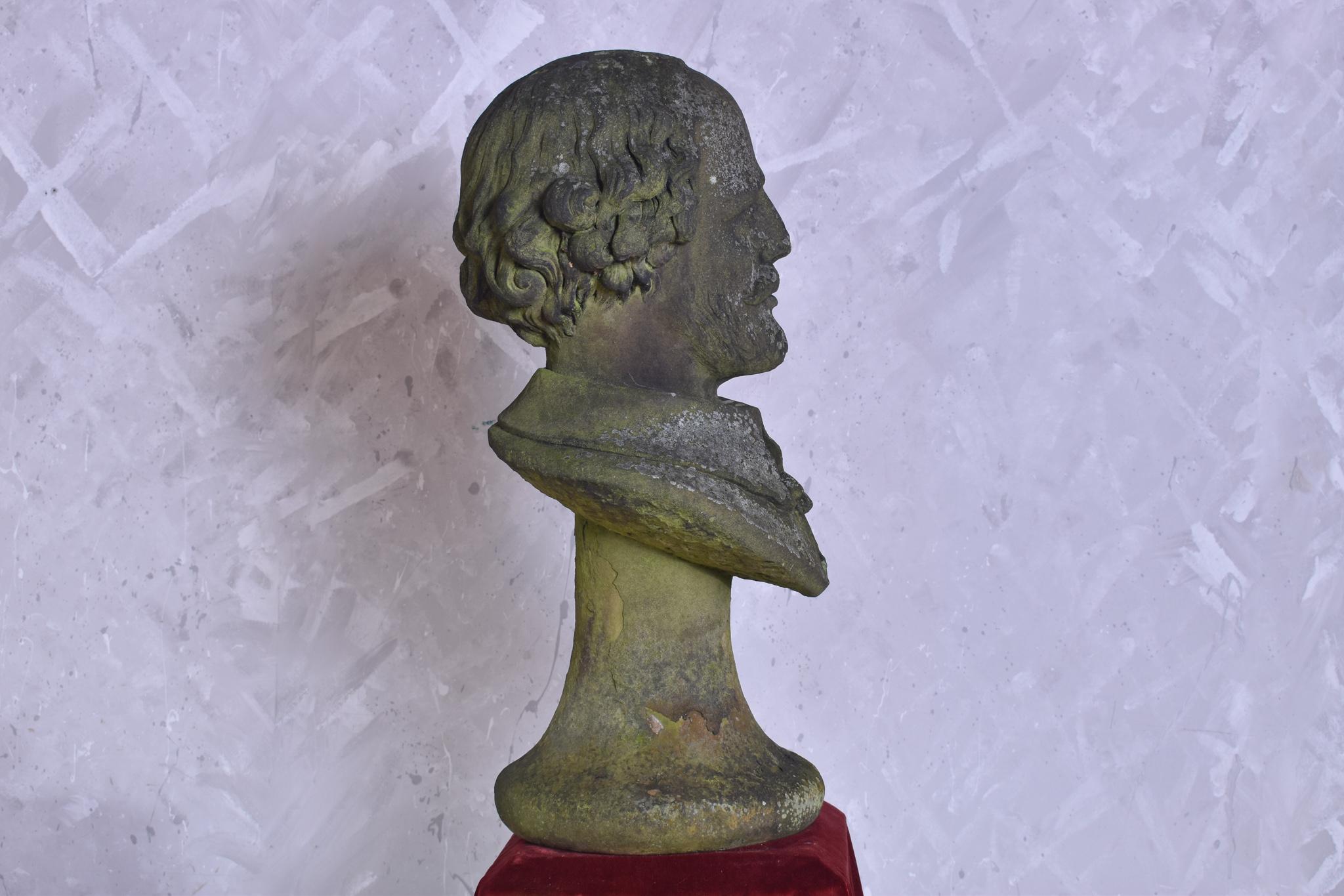 William Shakespeare Sandstone Bust 1