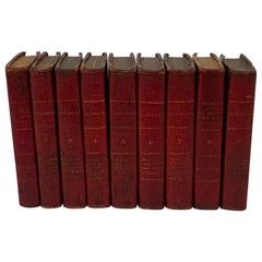 Used William Shakespeare's Plays in Miniature 9 Volume Leather Bound Volumes, 1803