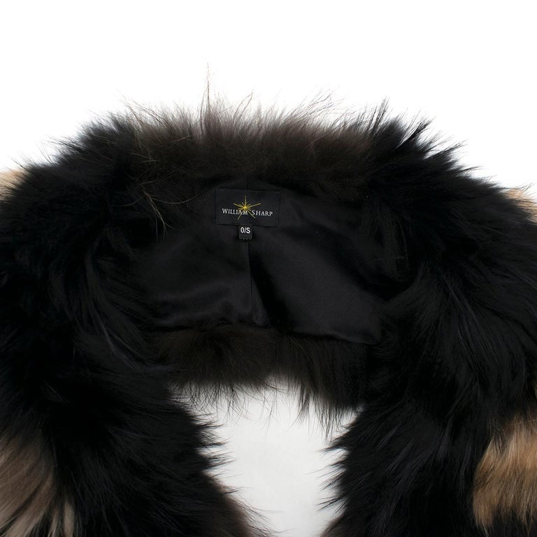 William Sharp fox fur shawl For Sale at 1stdibs