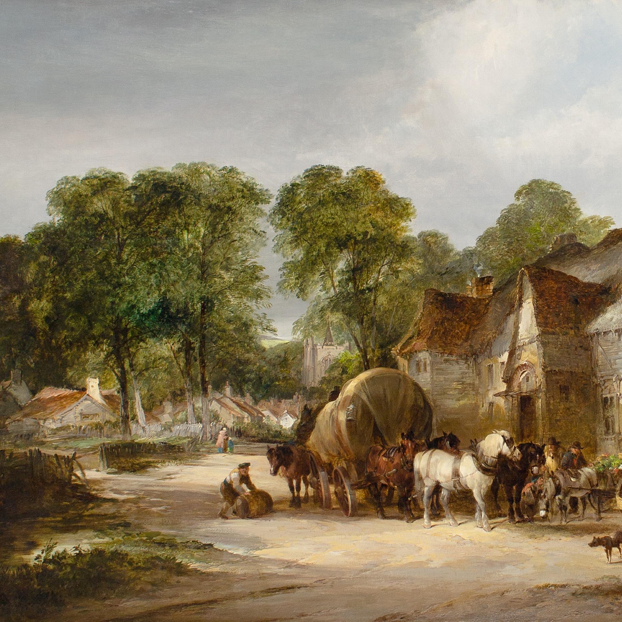 William Shayer and Edward Charles Williams, Viaggiatori fuori da una locanda in vendita 2