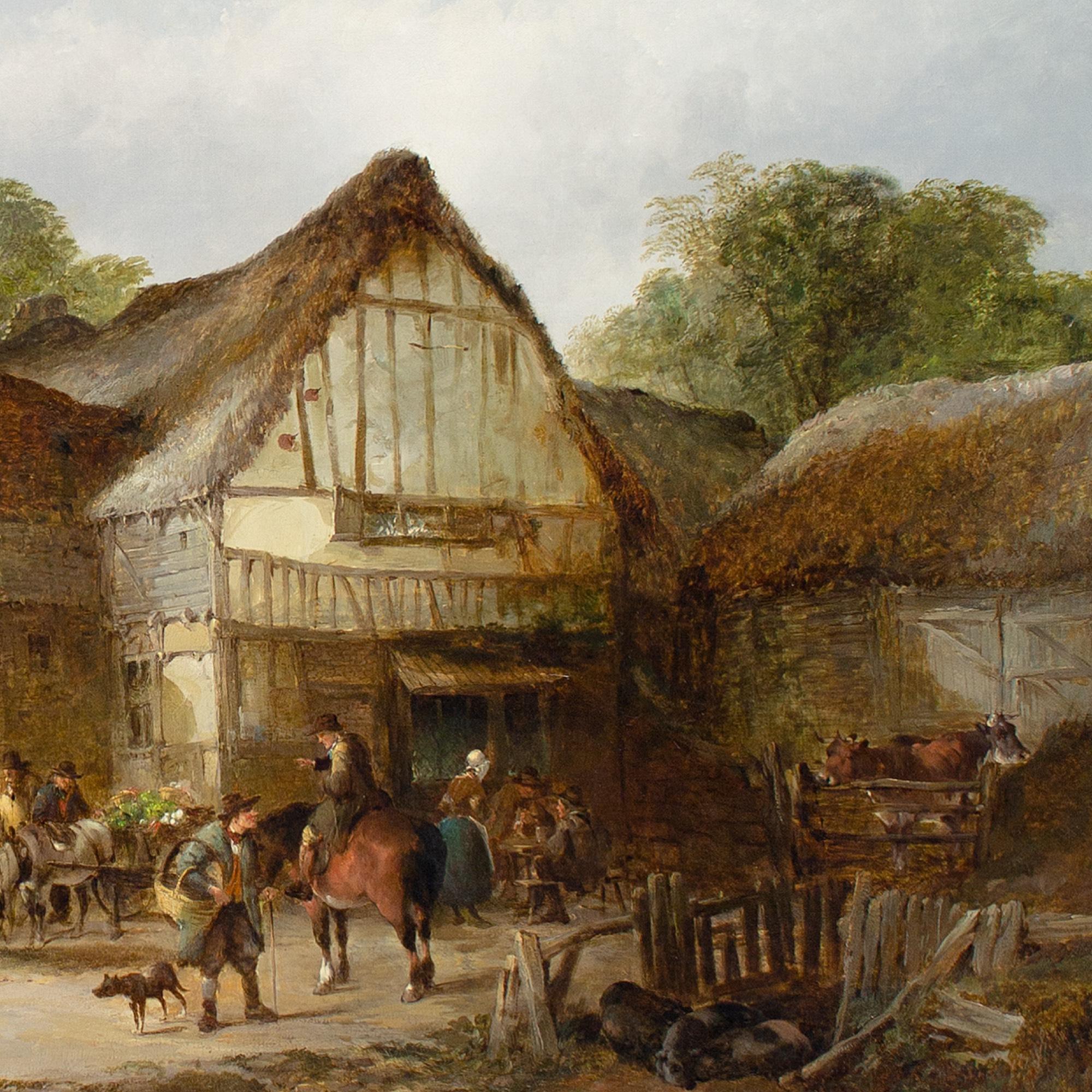 William Shayer and Edward Charles Williams, Viaggiatori fuori da una locanda in vendita 4