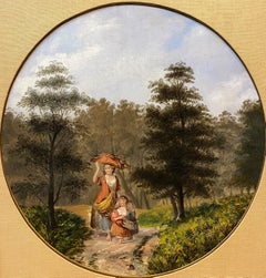 Gathering Kindling on a Country Road