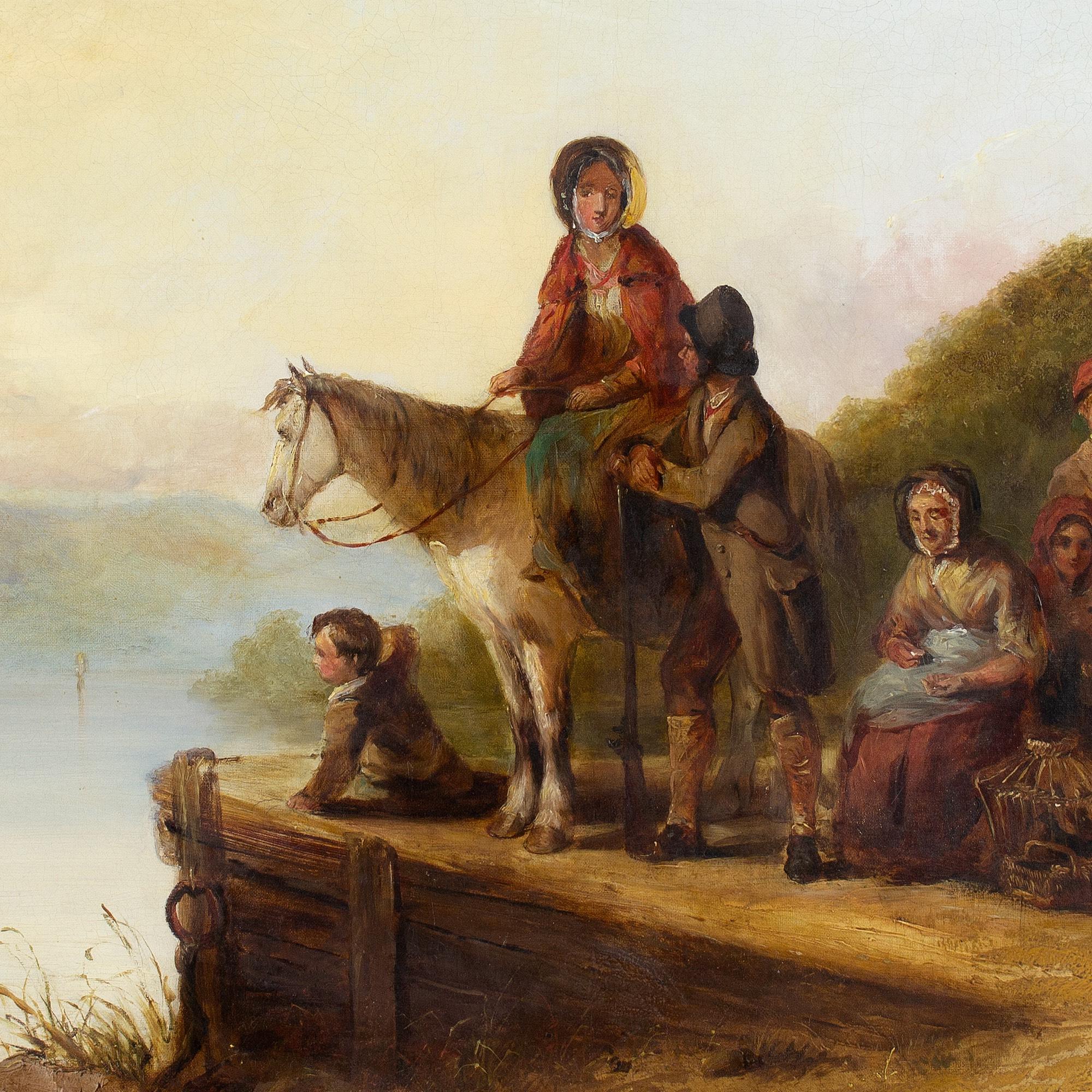 William Shayer, Waiting For The Ferry 2
