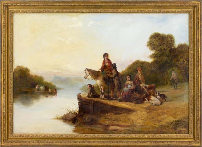 WILLIAM SHAYER SENIOR (1787-1879) - William Shayer, Waiting For The ...