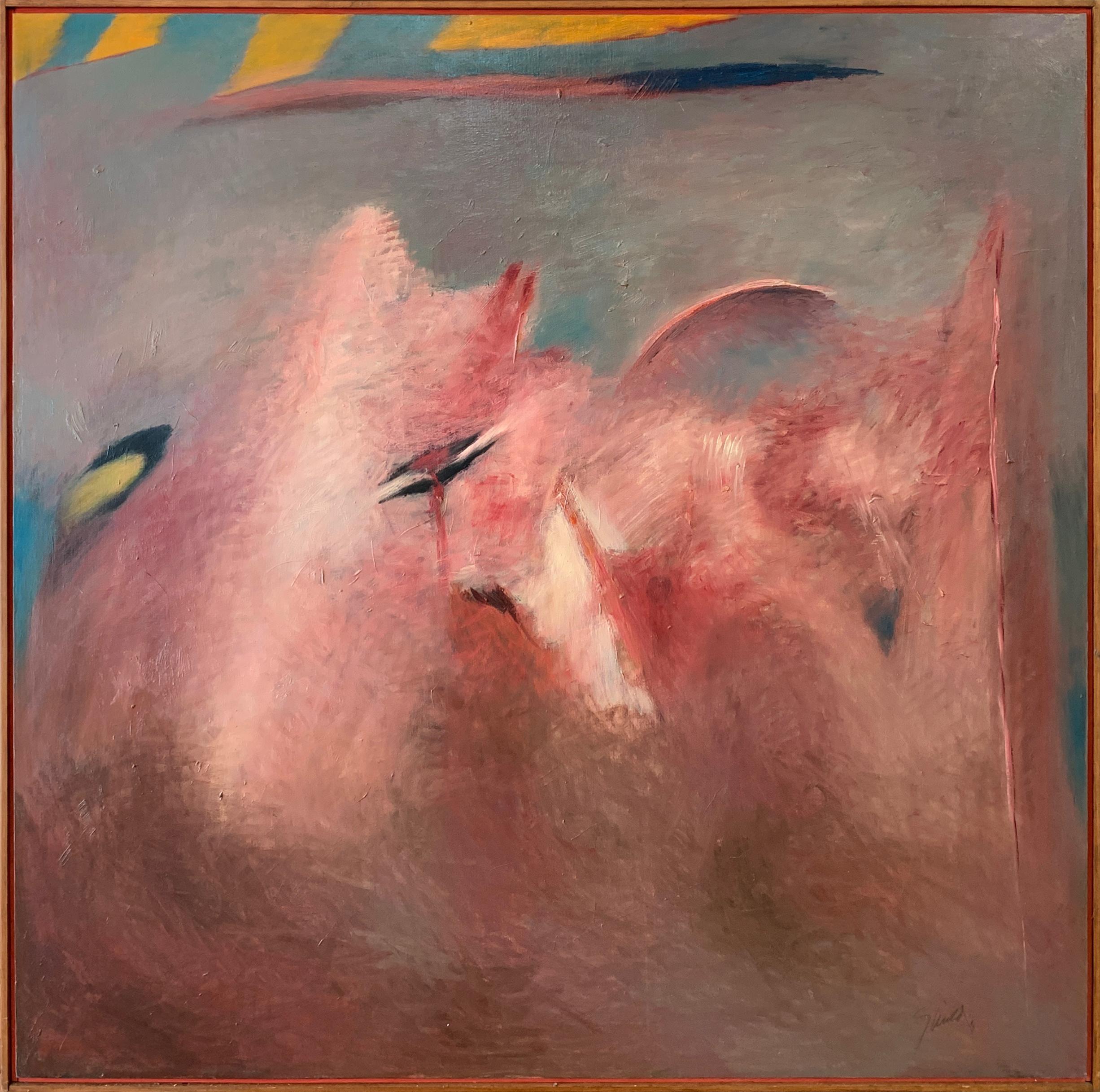 Captivating "Visitation" William Shields' Masterpiece of Modern Abstract Art 