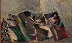 "Saturday Night Live" Abstract Painting on Panel William Shields Acclaimed I