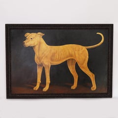 Oil Painting on Canvas of a Dog by William Skilling