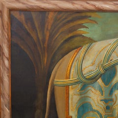 Oil Painting on Canvas of an Elephant by William Skilling