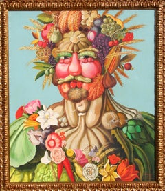 Vertumnus, Oil Painting by William Skilling, After Giuseppe Arcimboldo