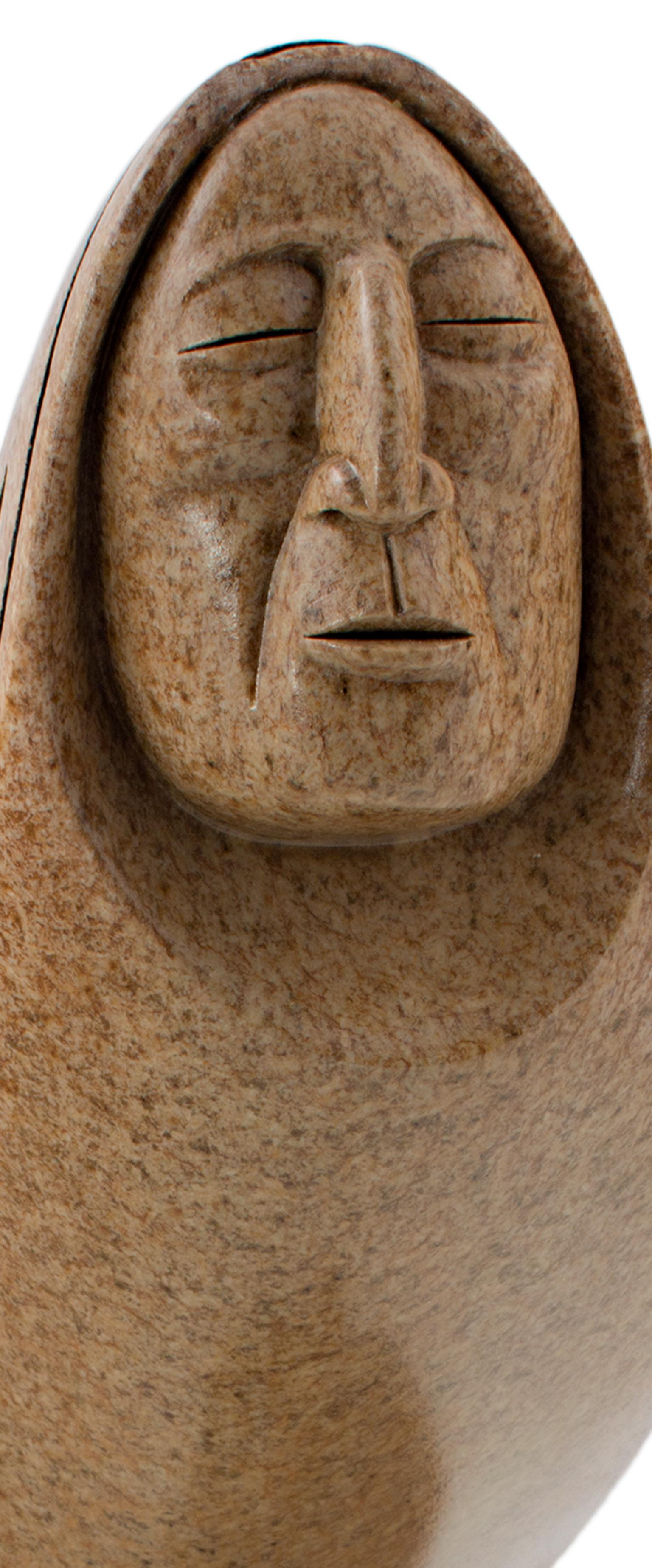 eagle soapstone carving