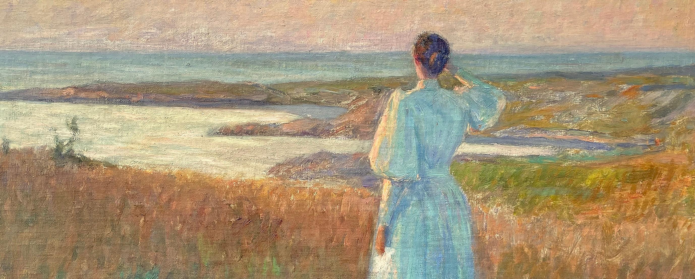 In attesa - Figurative Painting Marrone di William Smith Robinson (1861 - 1945)