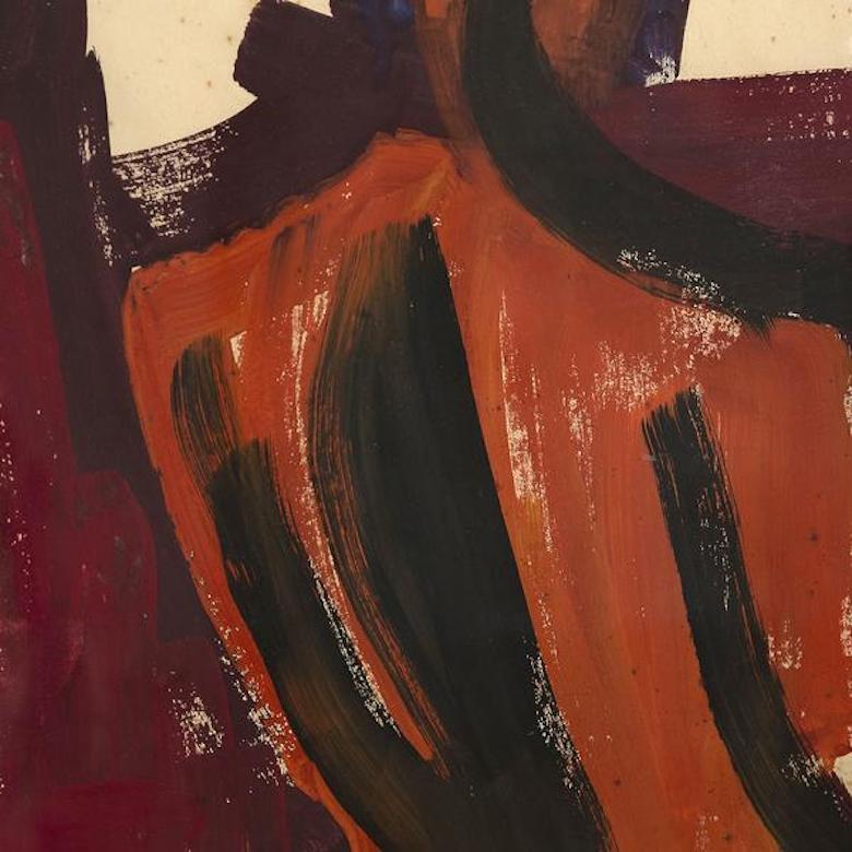 The Figure - Abstract Expressionist Painting by William Ronald