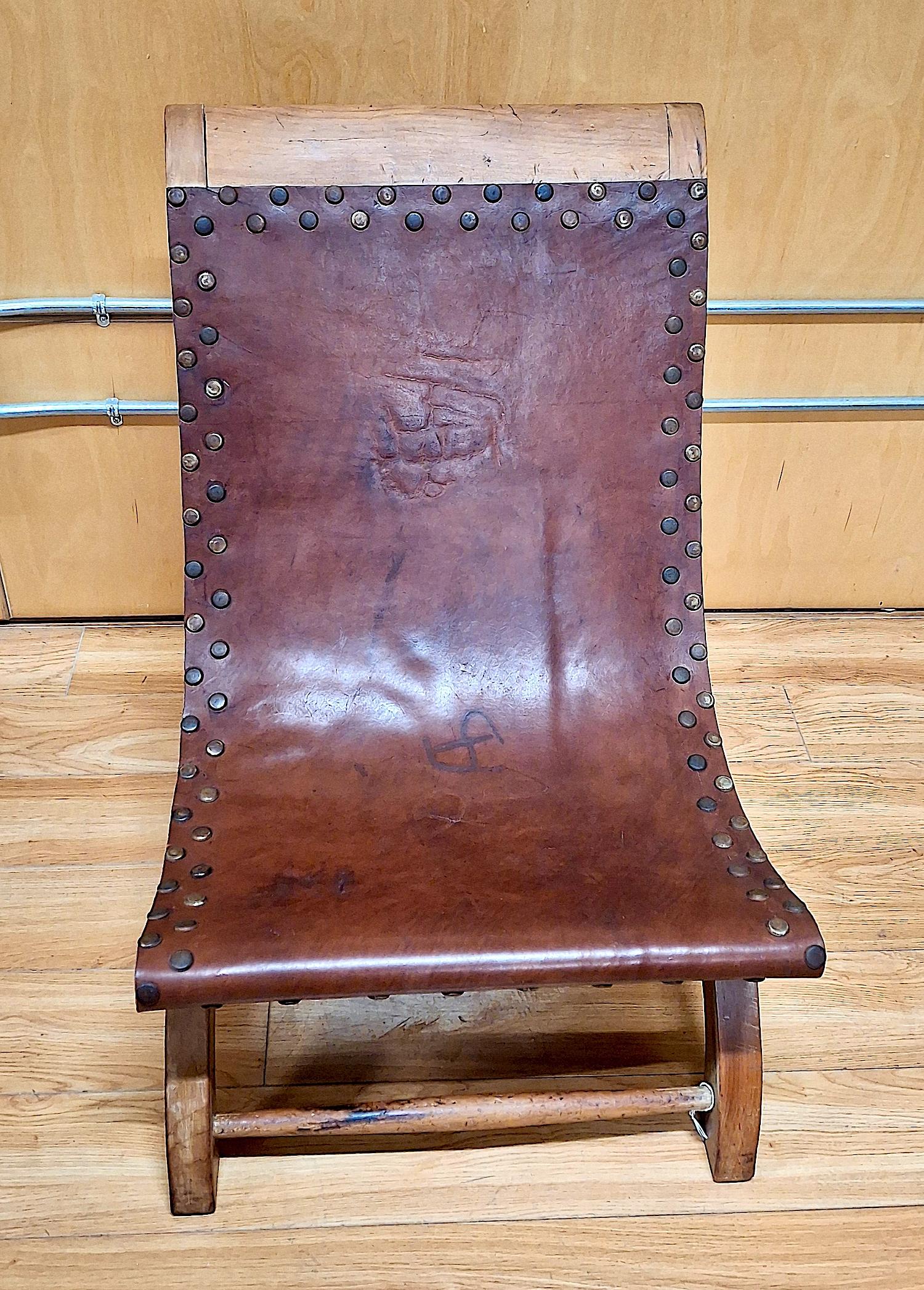 William Spratling 1940er Jahre Mexikanischer Butaque Stuhl (Moderne) im Angebot