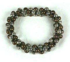 William Spratling Pulsera de eslabones de cobre y libra esterlina