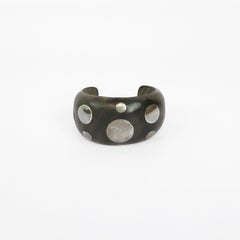 William Spratling Ebony & Silver Cuff Bracelet