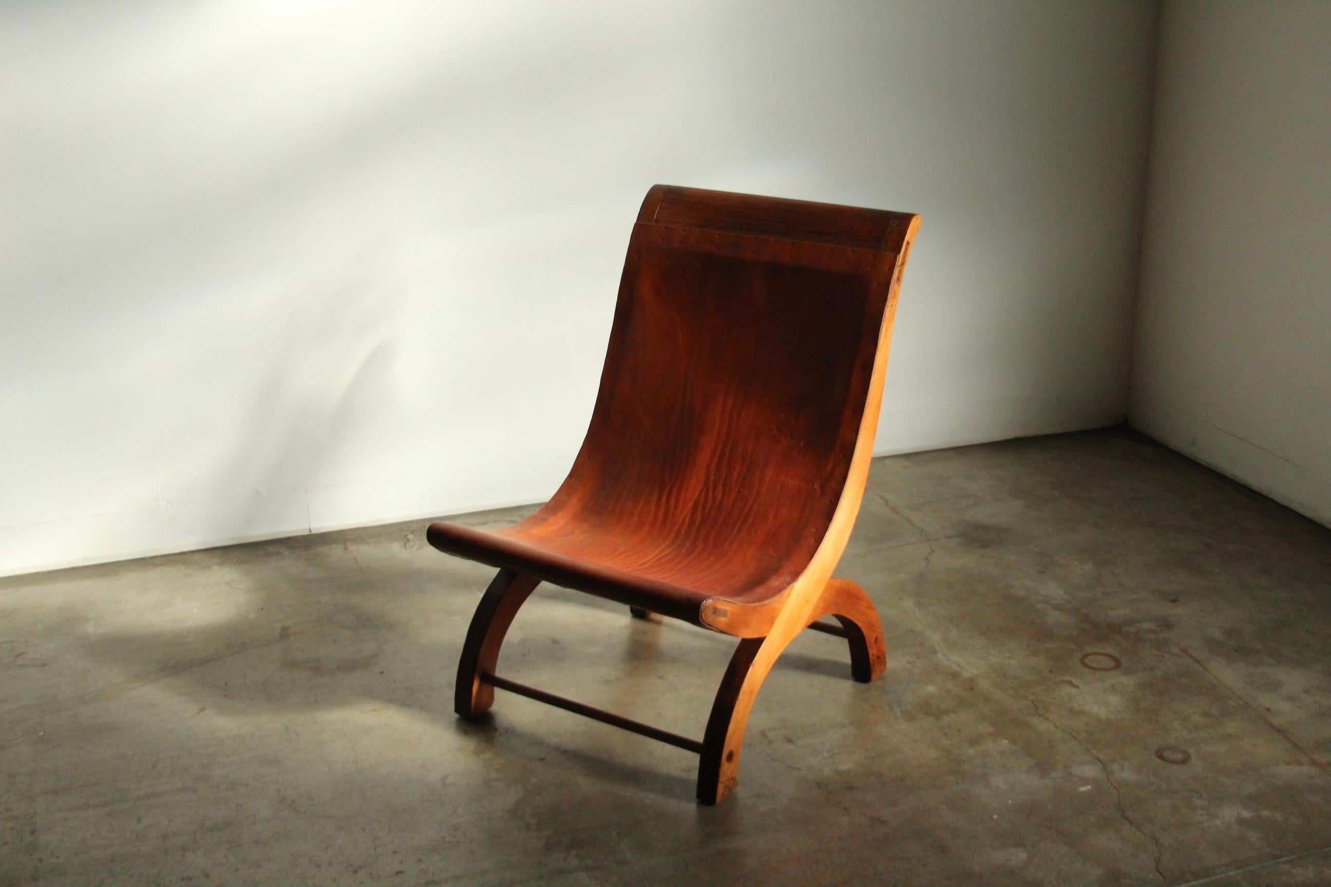 William Spratling Mexican Butaque Chair, Signed, 1940s 6