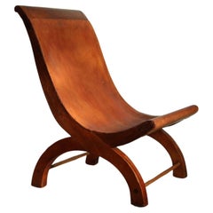 William Spratling Mexican Butaque Chair, Signed, 1940s