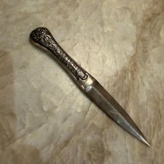 William Spratling Silver Letter Opener Mid-Century Mexican Modernism