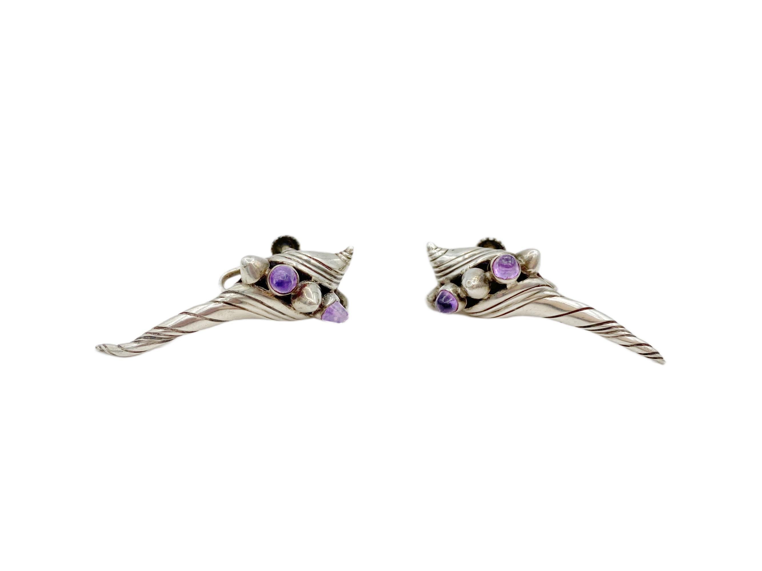 spiral conch earring