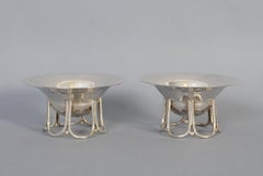 William Spratling Sterling Silver Pair of Master Salts