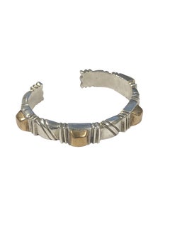 William Spratling Vintage Silver and Gold Cuff Bracelet