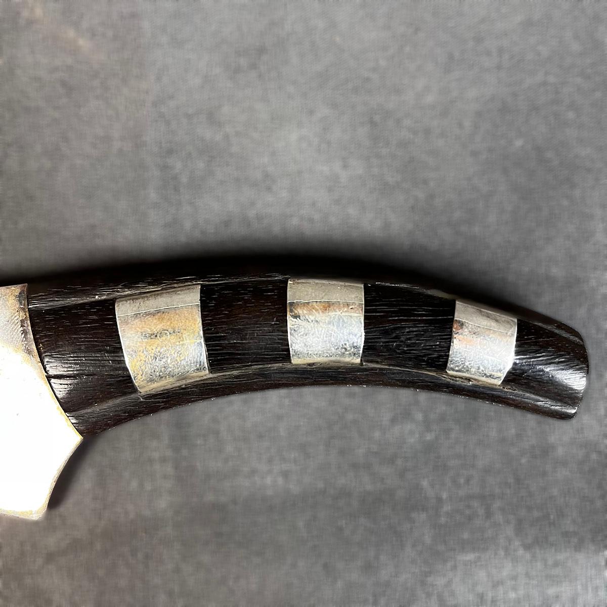 Planche à fromage William Spratling Wood en argent sterling avec couteau et cuillère à sauce en vente 1
