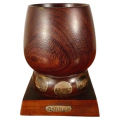 William Spratling Wood With Sterling Silver Cup