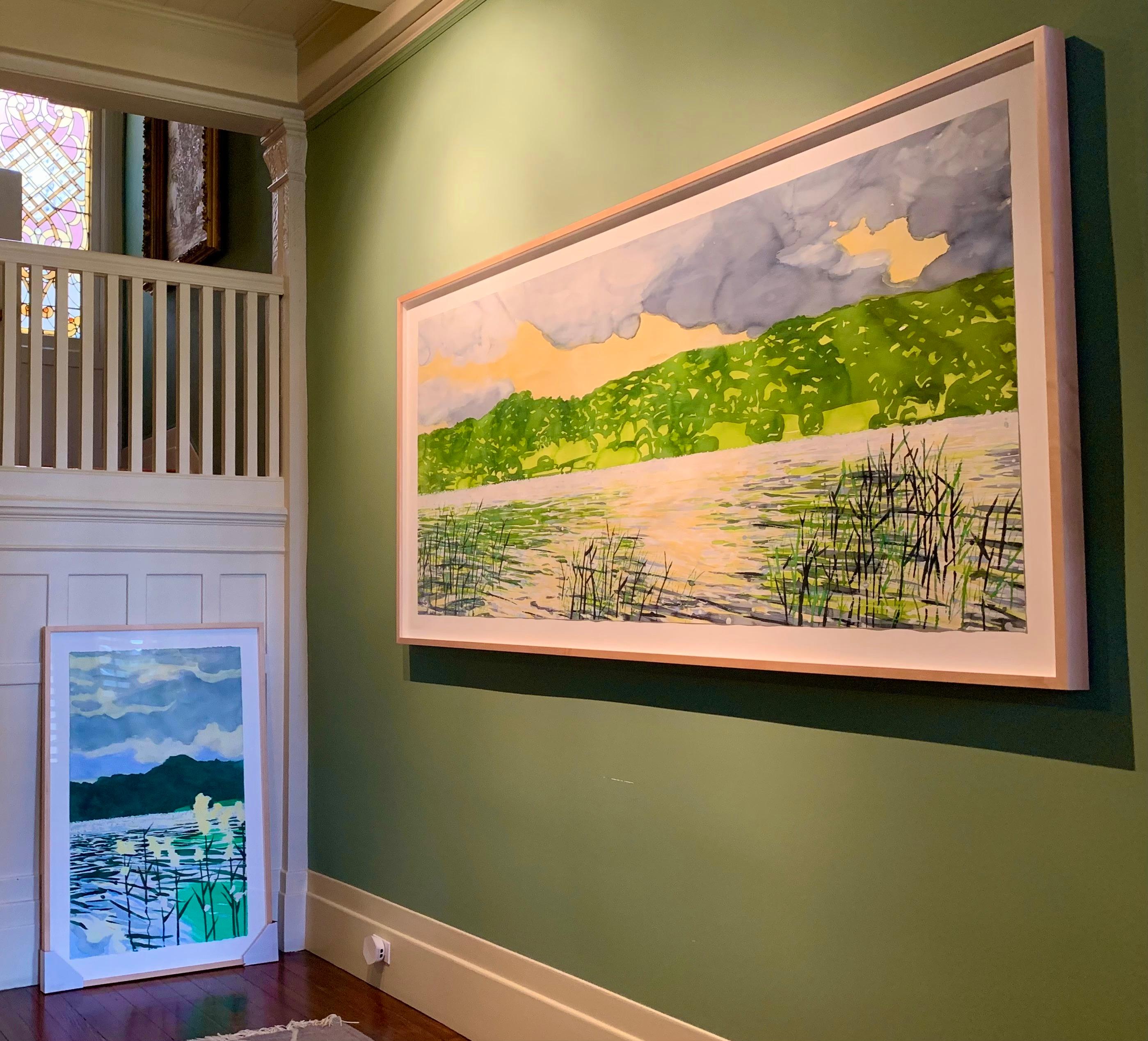 At Grasmere / watercolor, beautifully framed - Art by William Stanisich