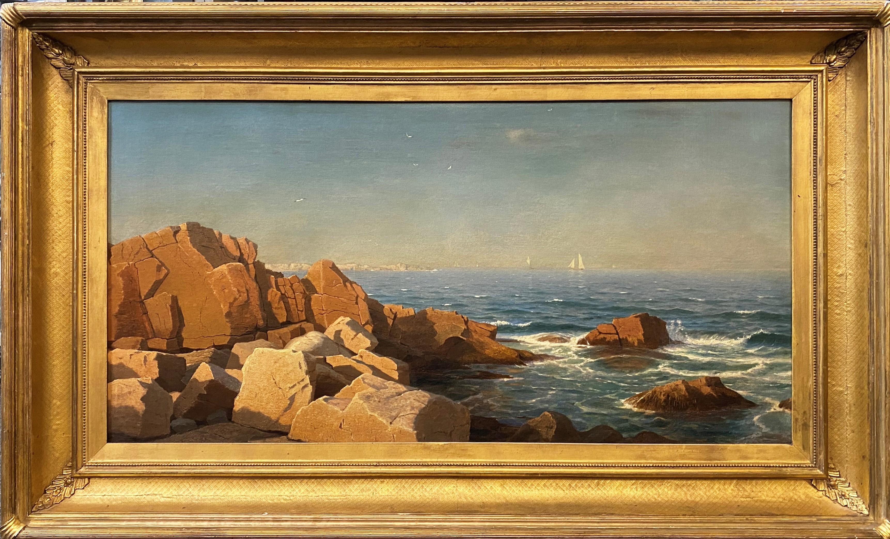 Sunny Afternoon, Newport, Rhode Island, circa 1865 - Art by William Stanley Haseltine