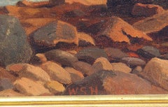 William Stanley Haseltine, Narragansett Bay, Newport, RI, Oil on Canvas, 1865