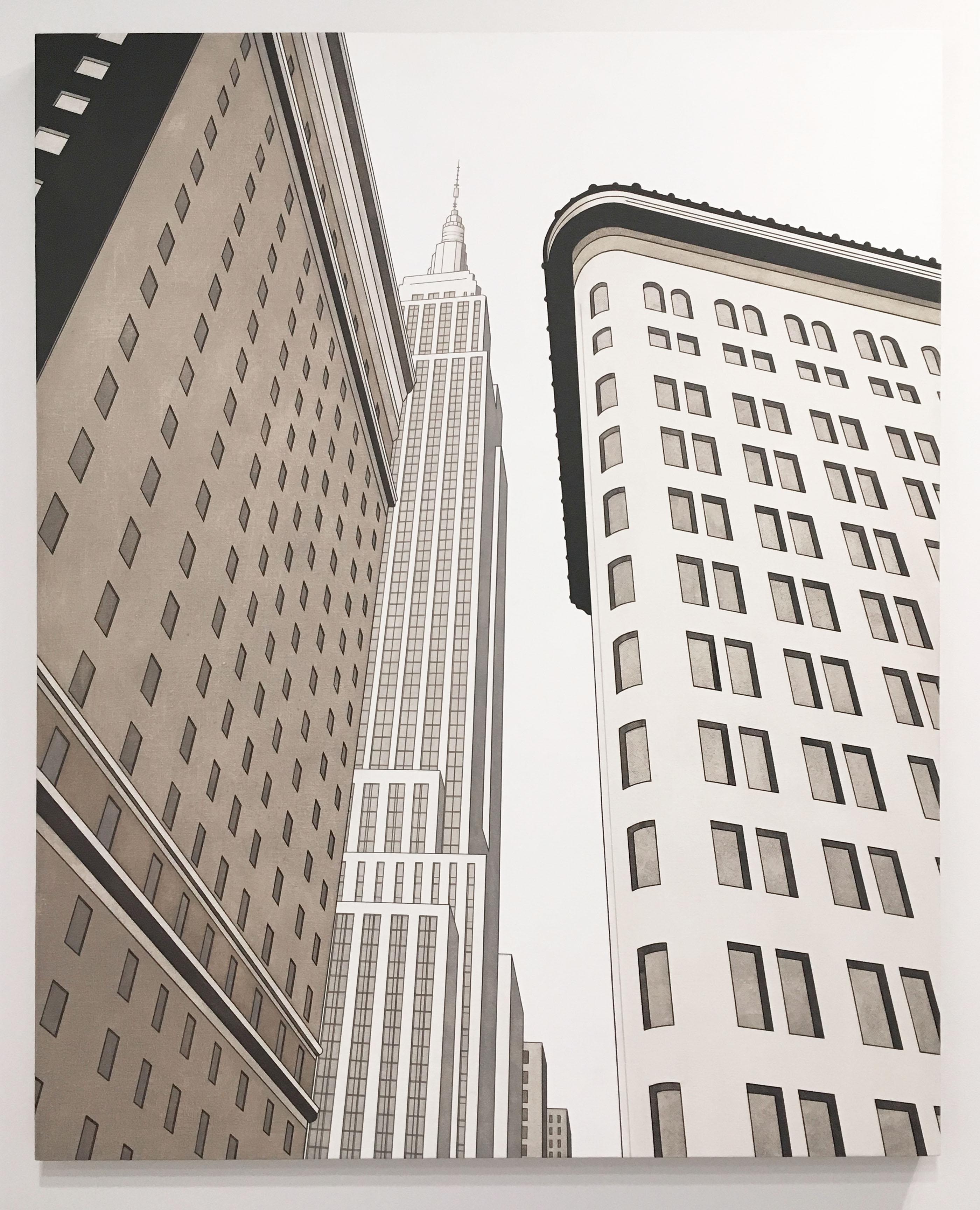 ESB I - Gray Landscape Painting by William Steiger