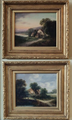 Oil Painting by William Stone  "Morning and Evening"