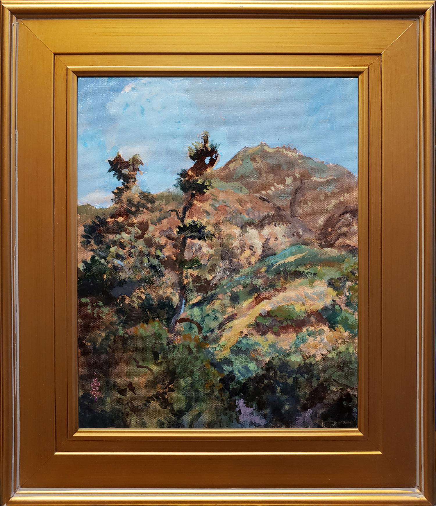 William Stout Landscape Painting - Gentle Peak, Eaton Canyon