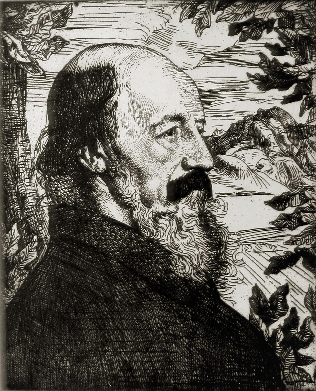Porträt von Alfred, Lord Tennyson