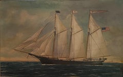 William Stubbs, American Marine artist 1846-1909 Dreadnaught