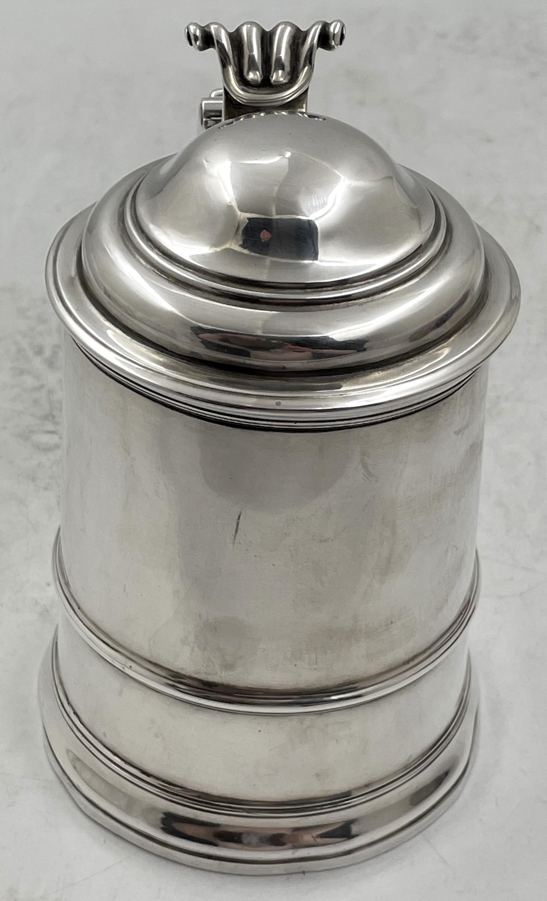 William Summers Englisches Sterlingsilber 1899 Tankard im Zustand „Gut“ im Angebot in New York, NY