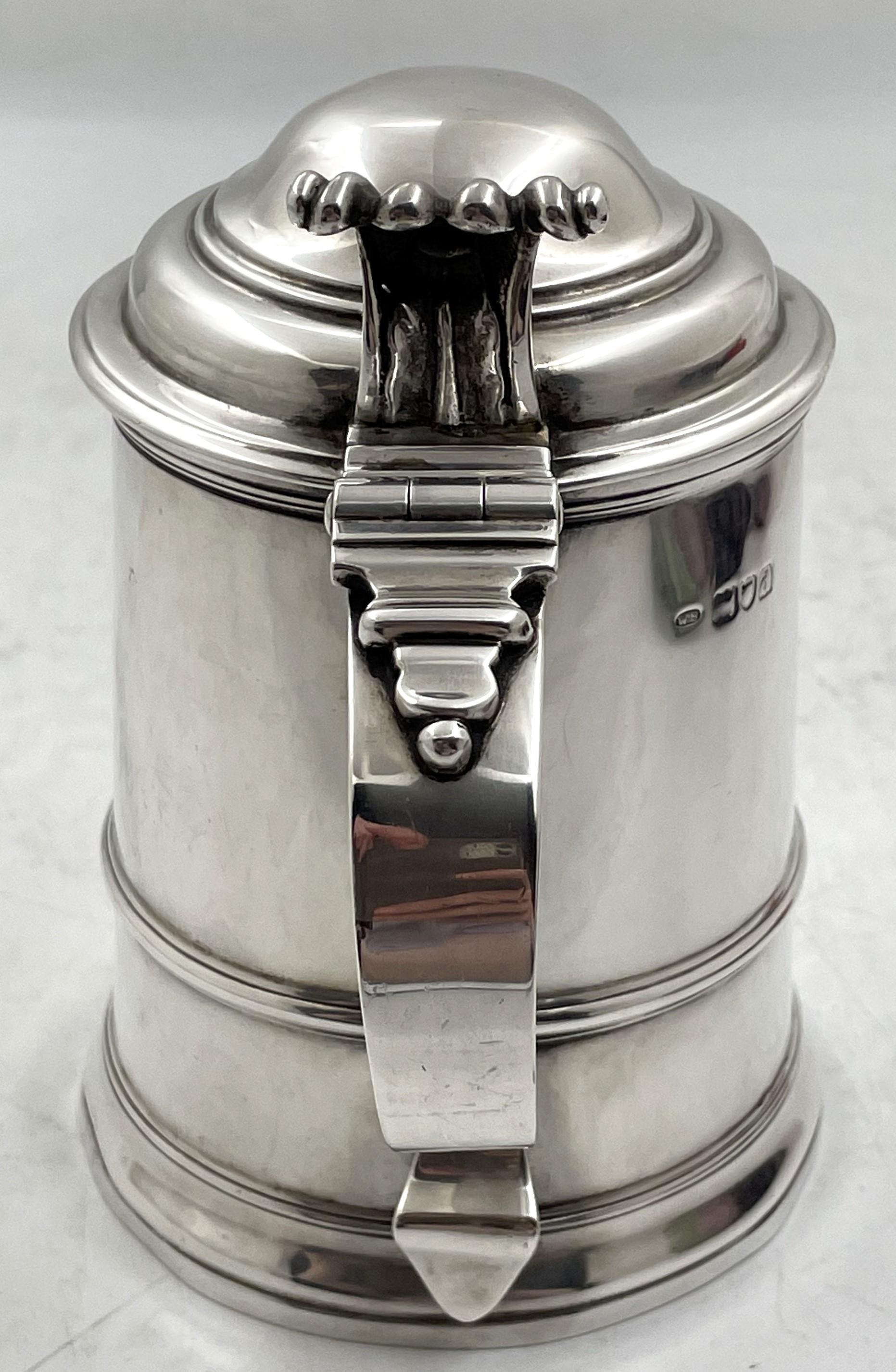 William Summers Englisches Sterlingsilber 1899 Tankard (Silber) im Angebot