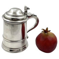 Antique William Summers English Sterling Silver 1899 Tankard