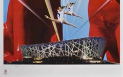 Olympic Stars Between Rabbits -  Lithograph by W. Sweetlove -2008